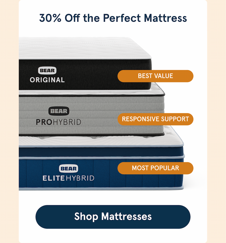 30% Off the Perfect Mattress