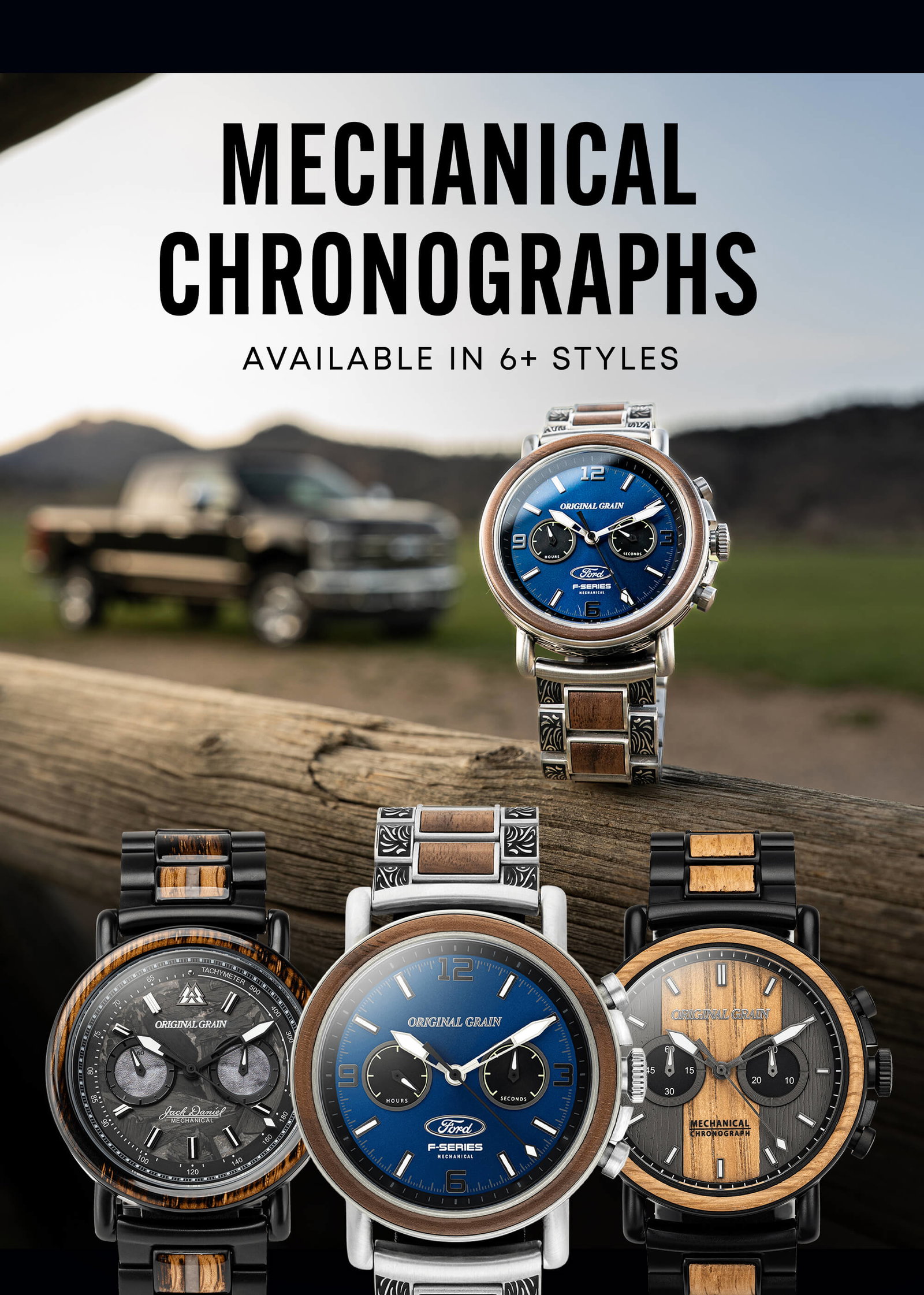 Mechanical Chronographs In 6+ Styles
