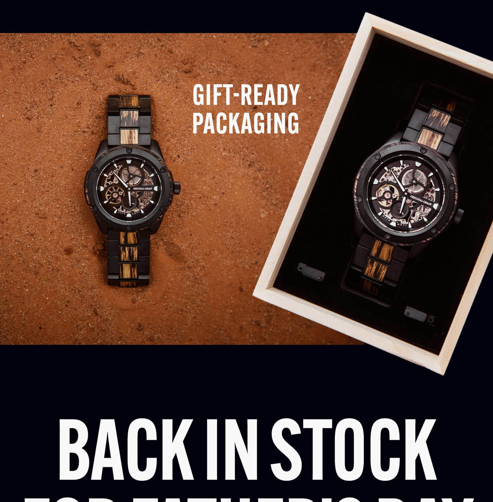 BACK IN STOCK 