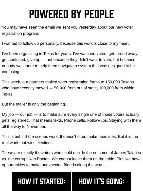 How we actually reach those 440,000 moved Texans