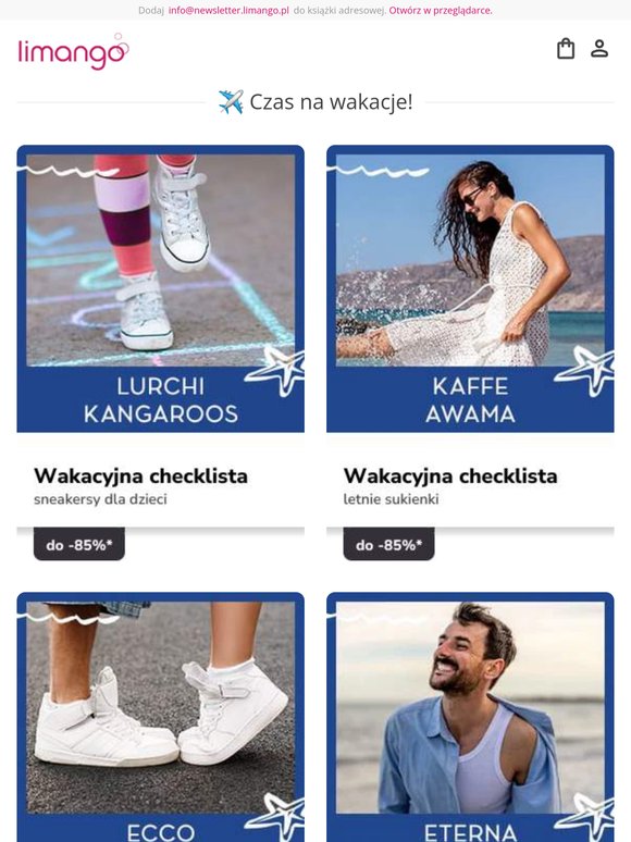 Do -85%* Canadian Peak, Birkenstock 🛫 Wszystko na wakacje w jednym miejscu