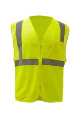 Shop Class 2 Mesh Zipper Safety Vest Now