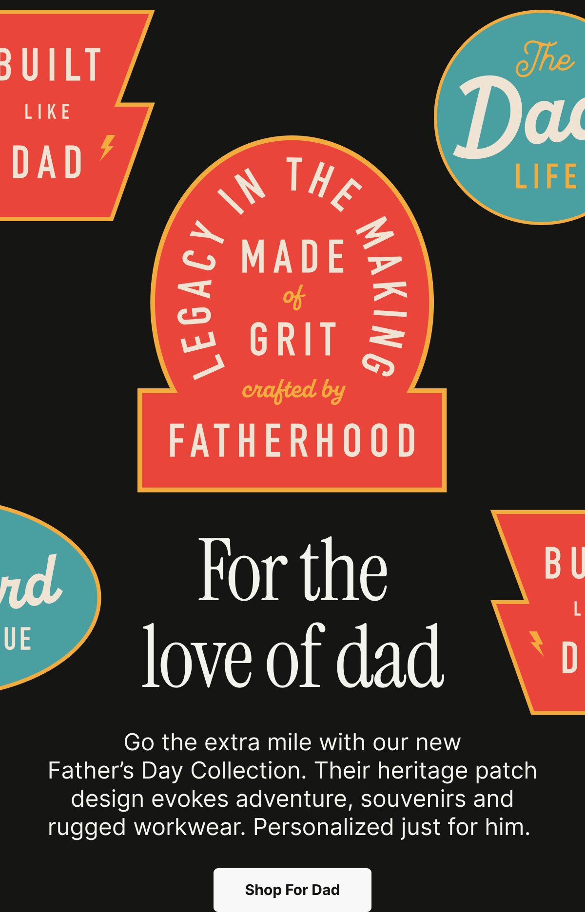 MiiR Father's Day Collection. Built like dad, crafted by fatherhood. Shop for dad.