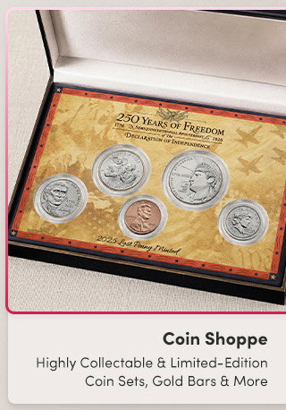 Coin Shoppe | Collectable & Limited-Edition Coin Sets, Gold Bars & More