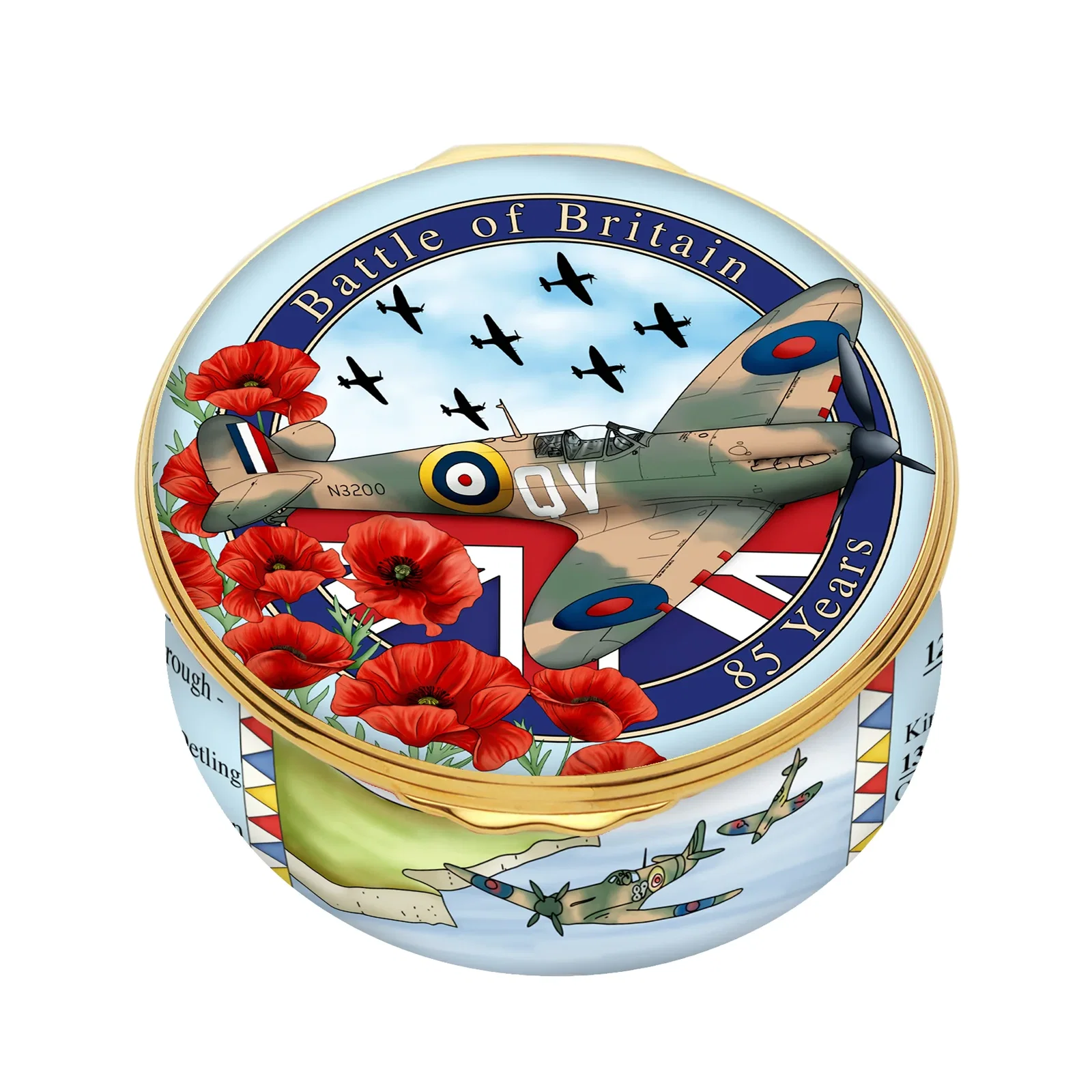 Image of The Battle of Britain Enamel Box