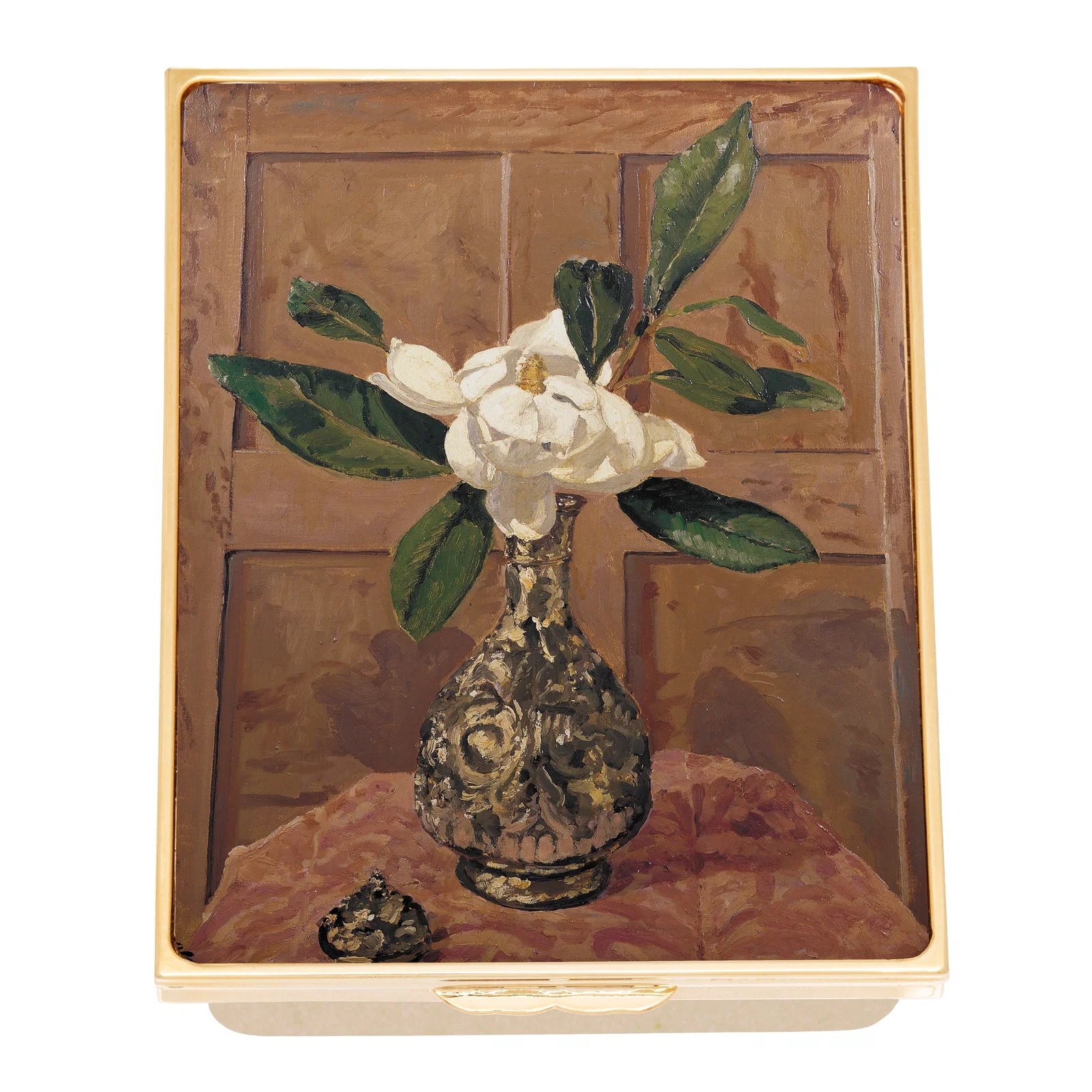 Image of Sir Winston Churchill ‘Magnolia’ Enamel Box