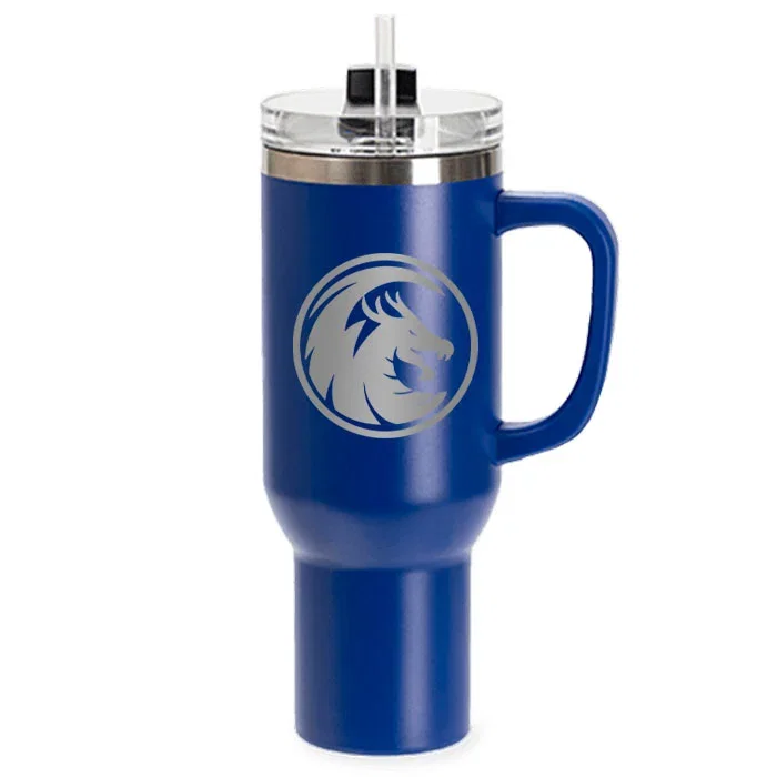 Image of Swag Black Dragon 40 oz. Bowling Tumbler with Handle - Royal