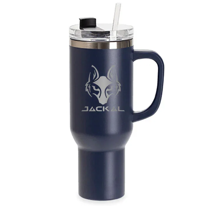 Image of Motiv Jackal 40 oz. Bowling Tumbler with Handle - Navy