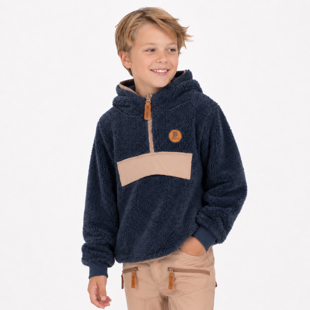 Image of Bruse Teddyfleece Genser, Selskjer, Blå