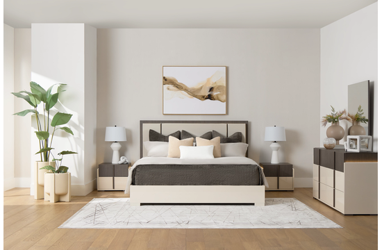 Sienna Two-tone Platform Bed