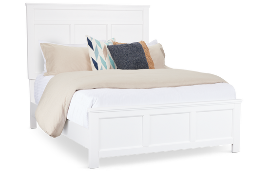 Seabrook White Panel Bed