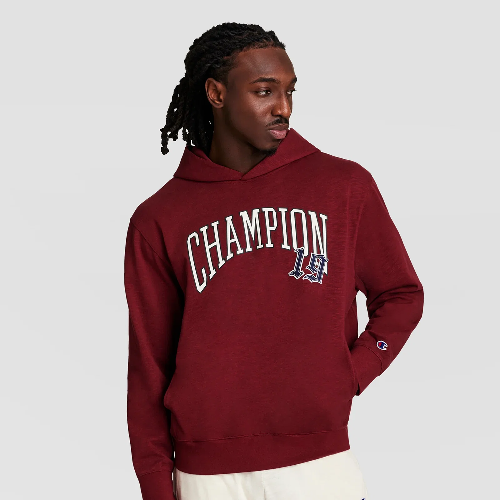 Image of Modern Retro Washed Hoodie, C Logo