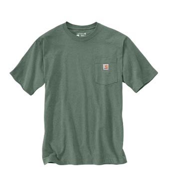 Green Slate Heathe Carhartt K87 T-Shirt