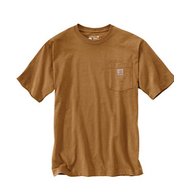 Oiled Walnut Heather Carhartt K87 T-Shirt