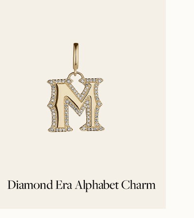 Diamond Era Alphabet Charm