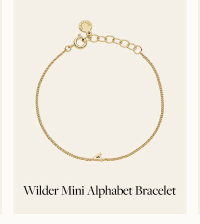 Wilder Mini Alphabet Bracelet