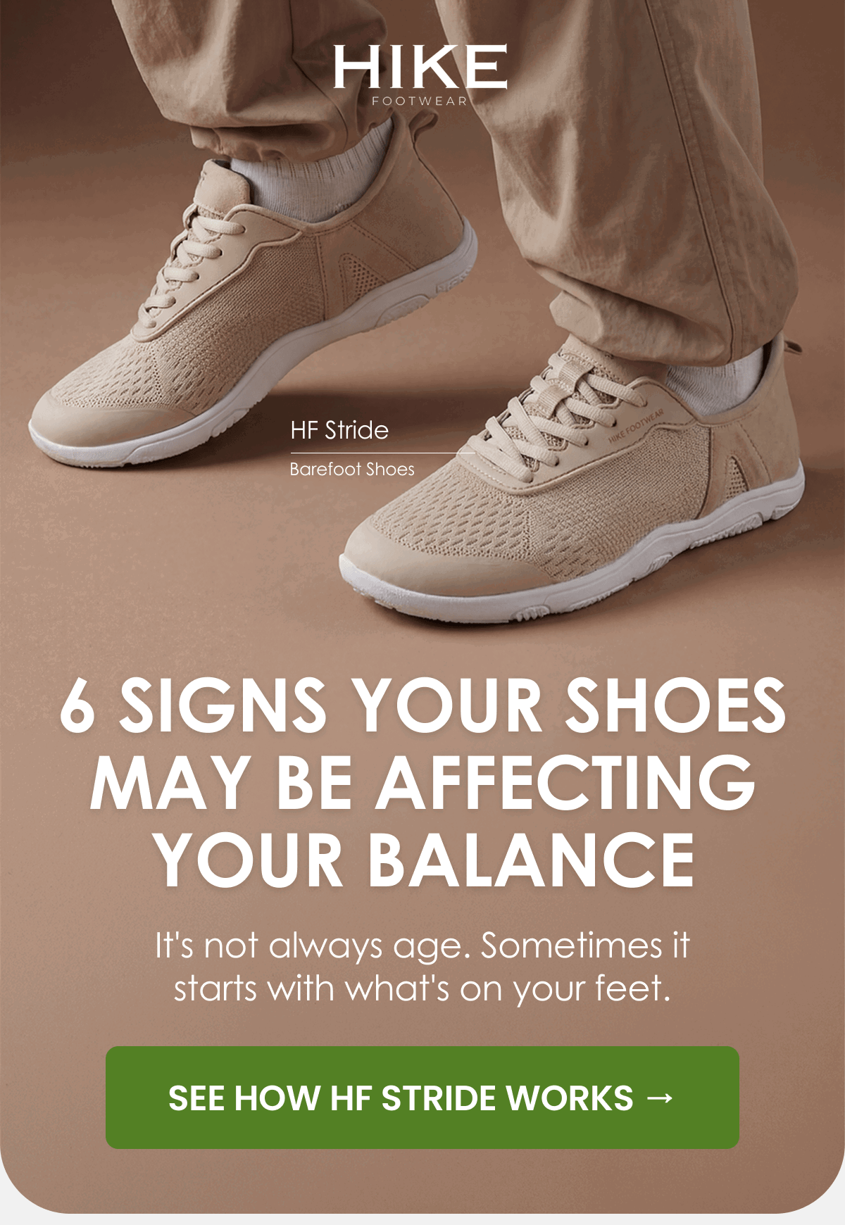 6 SIGNS YOUR SHOES MAY BE AFFECTING YOUR BALANCE