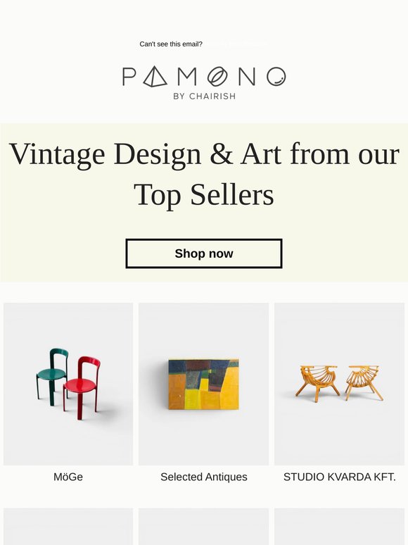 Vintage Design & Art from our Top Sellers