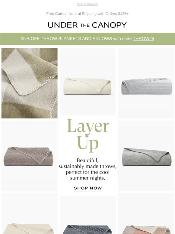 25% Off Throw Blankets & Pillows with THROW25
