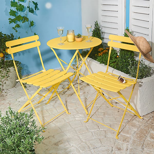 70596 NEW Capri Yellow Bistro Set £175.00