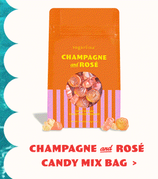 Champagne and Rosé Candy Mix Bag
