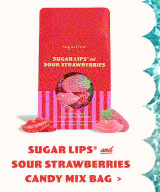 Sugar Lips® and Sour Strawberries Candy Mix Bag