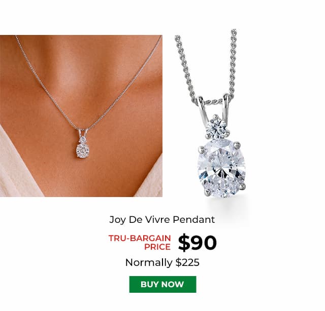 Joy De Vivre Pendant Platinum Clad