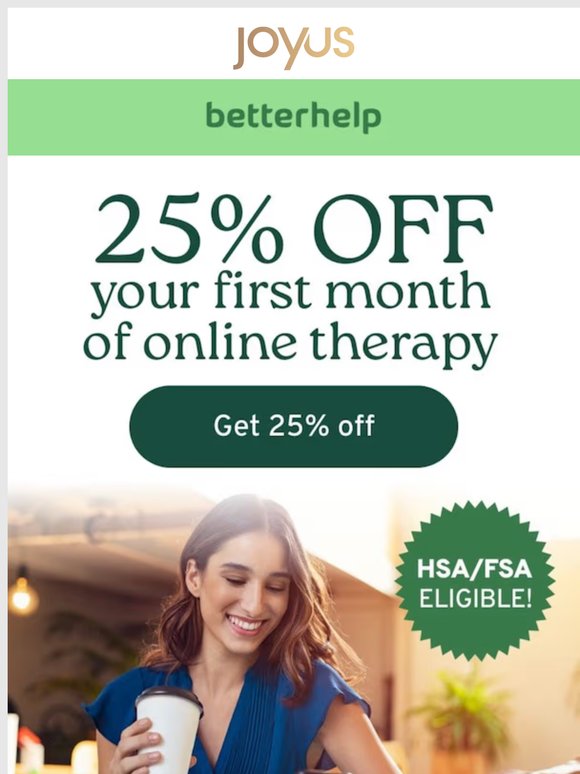 Start Summer As Your Best Self. Enjoy 25% Off Therapy With BetterHelp