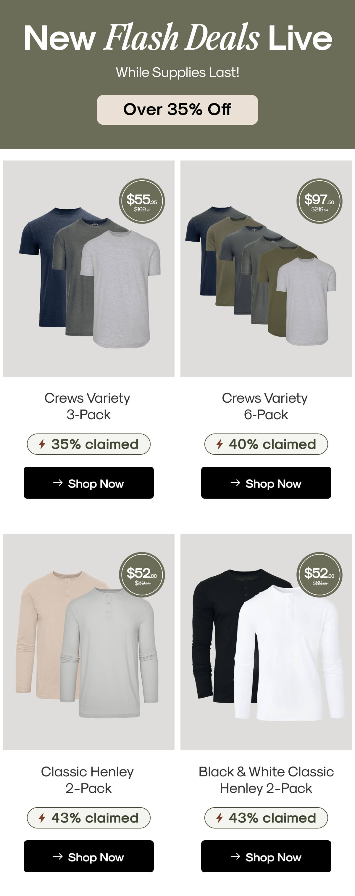 New Flash Deals Live