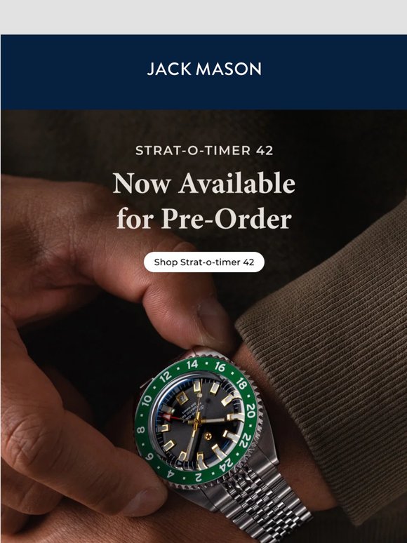 Strat-o-timer 42 Is Now Available for Pre-Order