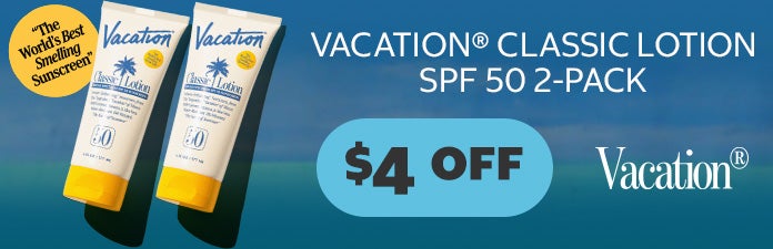 Vacation Classic Sunscreen Lotion, SPF 50, 6 fl oz Duo