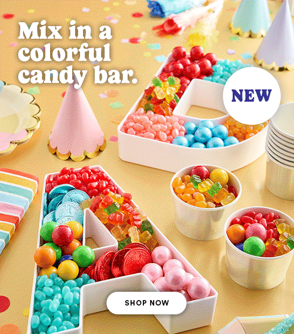 Mix in a colorful candy bar. SHOP NOW