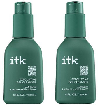 3-Pack ITK Exfoliating Gel Cleanser, 5 oz