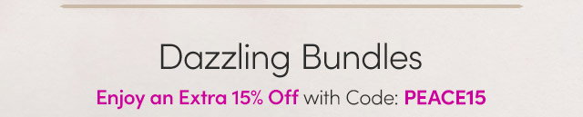 Peace Jewelers – Bundles | Enjoy Extra 15% Off at Checkout with Code: PEACE15