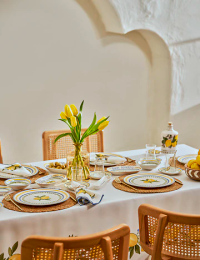 Lemoncello Porselen 26 Parça 6 Kişilik Ka...