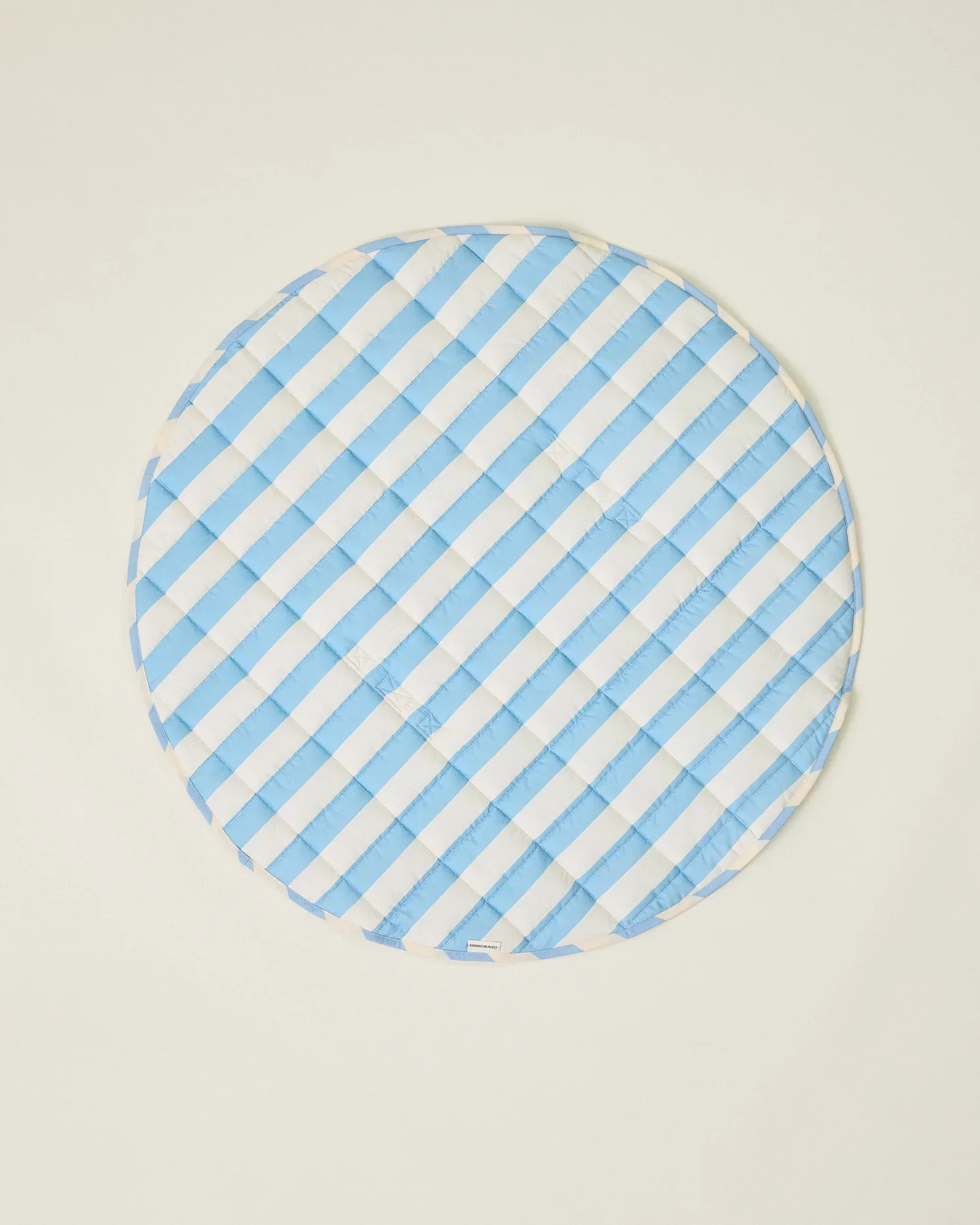 Image of Inside/Outside Play Mat | Blue Wide Stripe