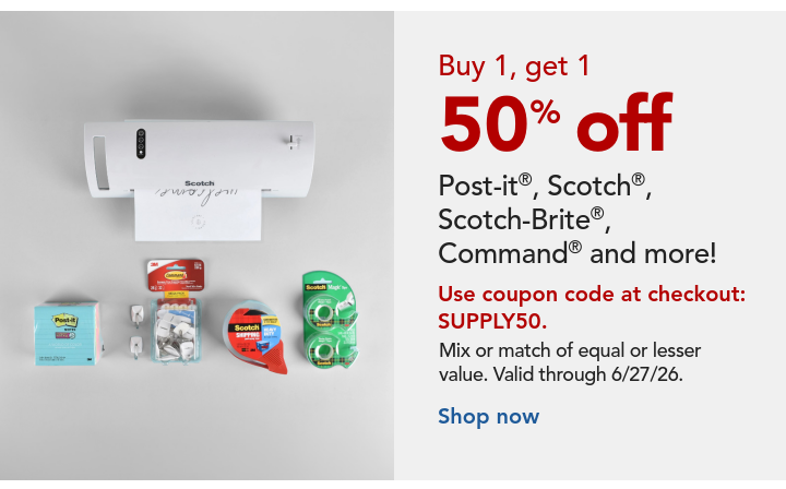 3M B1G1 50% Off