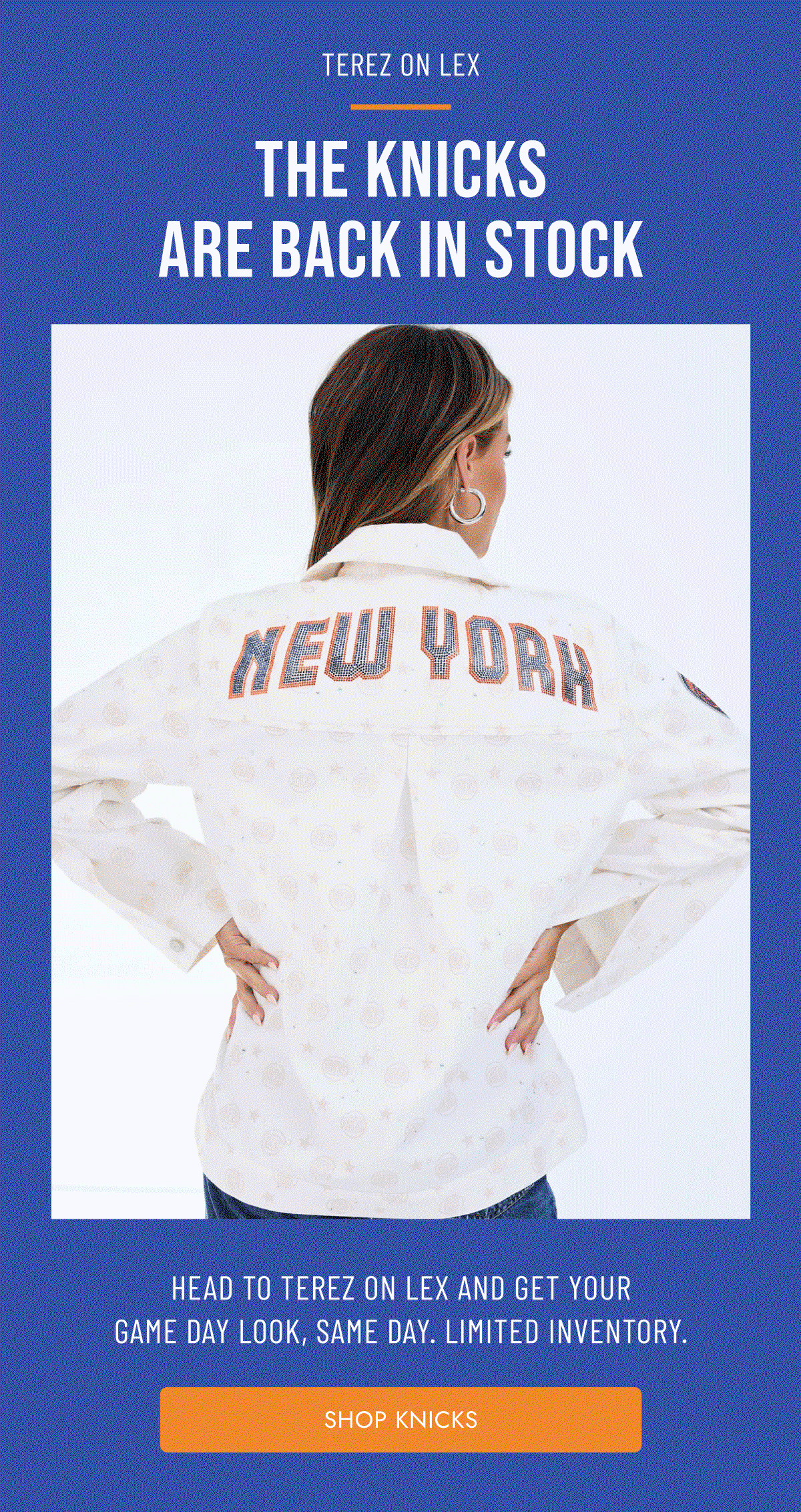 Shop Knicks at Terez on Lex