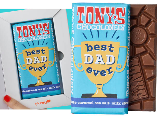 Father's Day chocolate bar
