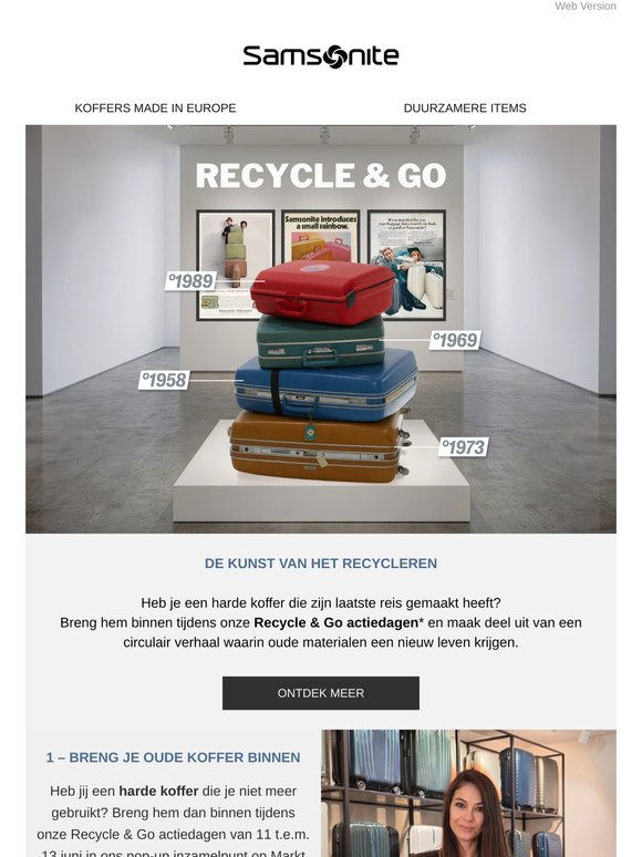 Recycle & Go. Samen maken we het verschil!