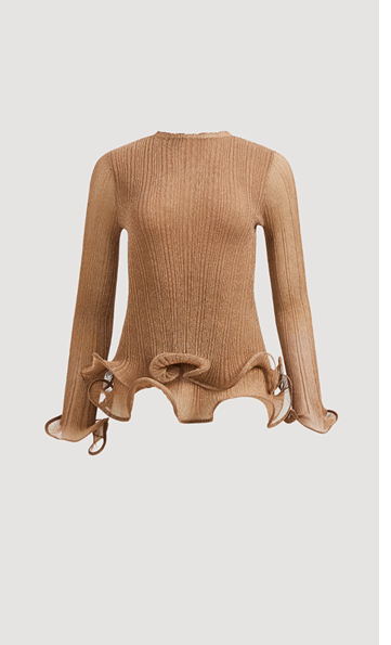 Ciela Ruffle Knit Top