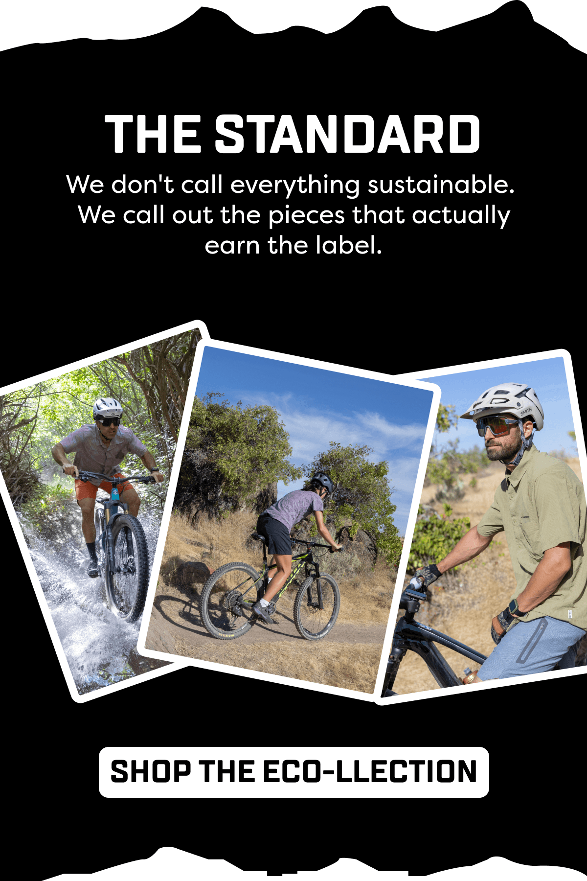 We don't call everything sustainable.  We call out the pieces that actually earn the label.