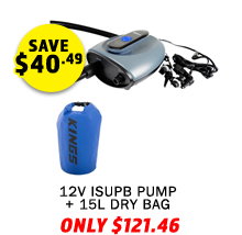Plus 12V iSUP Pump + 15L Waterproof Dry Bag