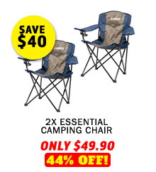 2x Essential Camping Chair