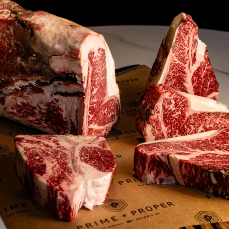 Dry-aged American Wagyu at Prime + Proper.