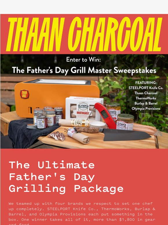 Win the $1,800 Father's Day grilling package