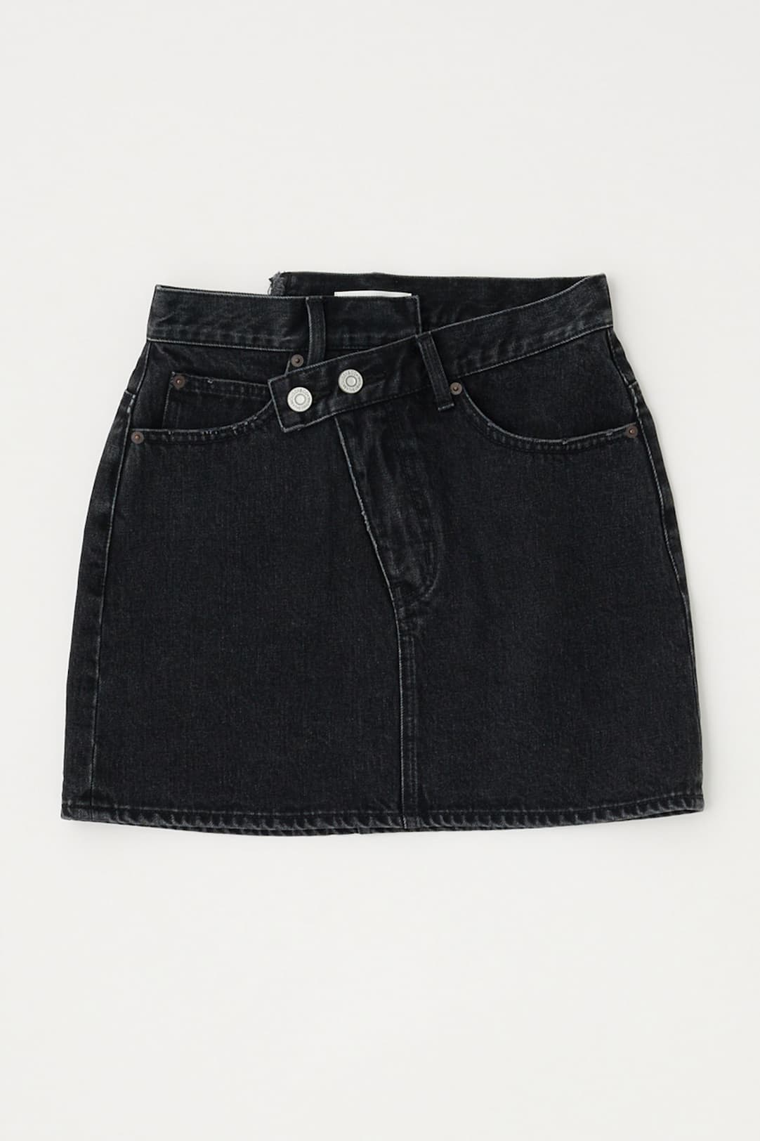 CROSS WAIST MINI SKIRT