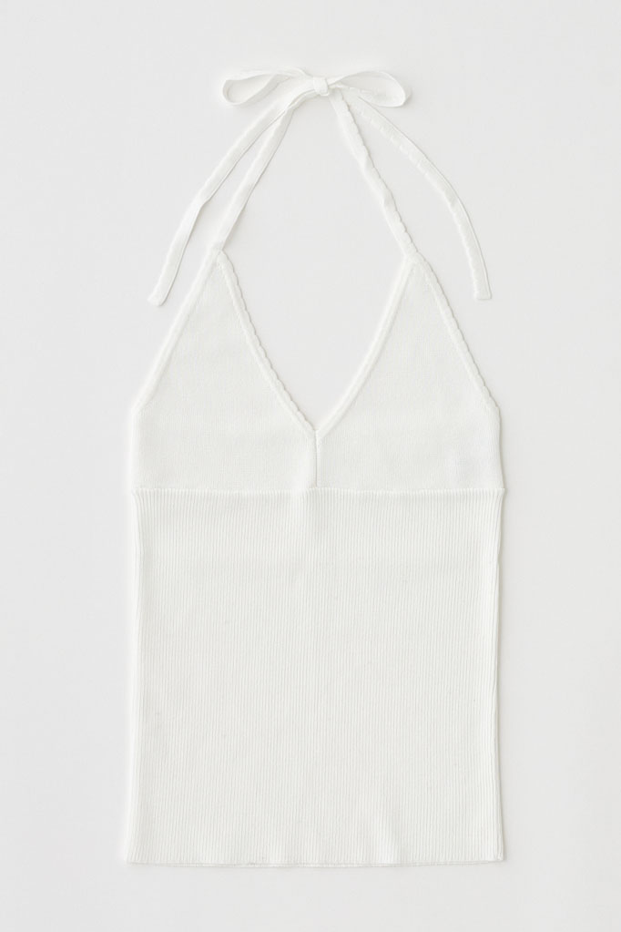 HALTER KNIT CAMI