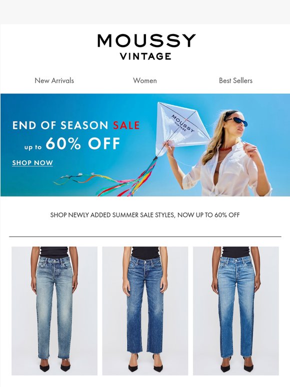 Up to 60% off Sale Summer Styles ☀️