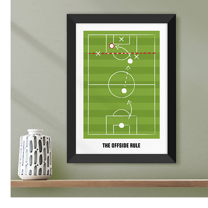 Personalised Offside Rule Wall Print